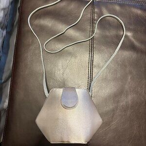 vintage mini satin shoulder bag